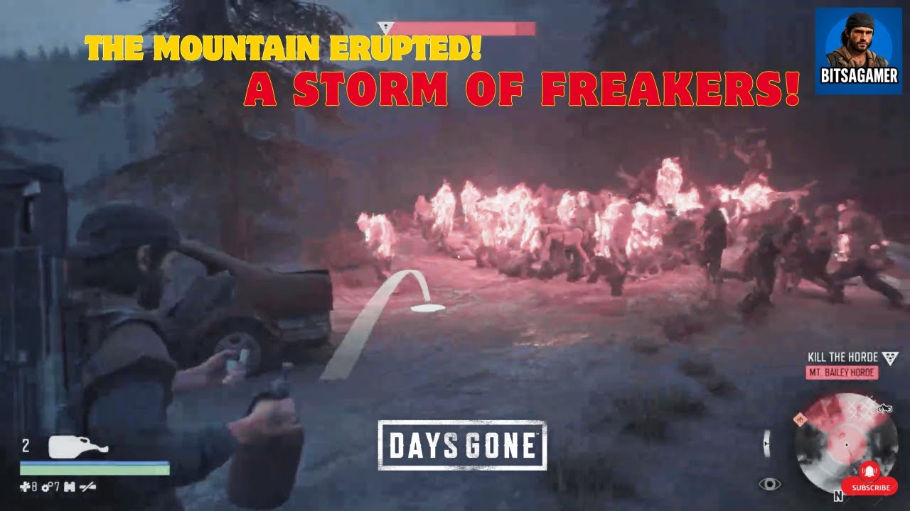 A Storm of Freakers in the Dark — The Mt. Bailey Horde Awakens! 😱 | Days Gone Remastered PS5