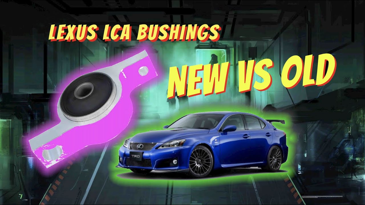 🔥 What a difference Lexus IS, GS, RC Control Arm Bushings Replacement and Comparison | DIY | How To