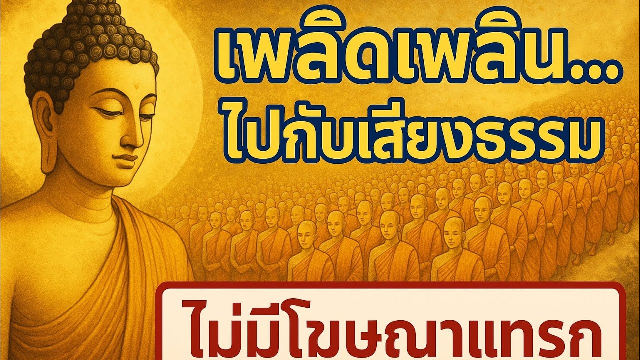 เพลิดเพลินไปกับเสียงธรรม ไม่มีโฆษณาแทรก | ฟังยาว หลับสบาย ใจสงบทั้งคืน
