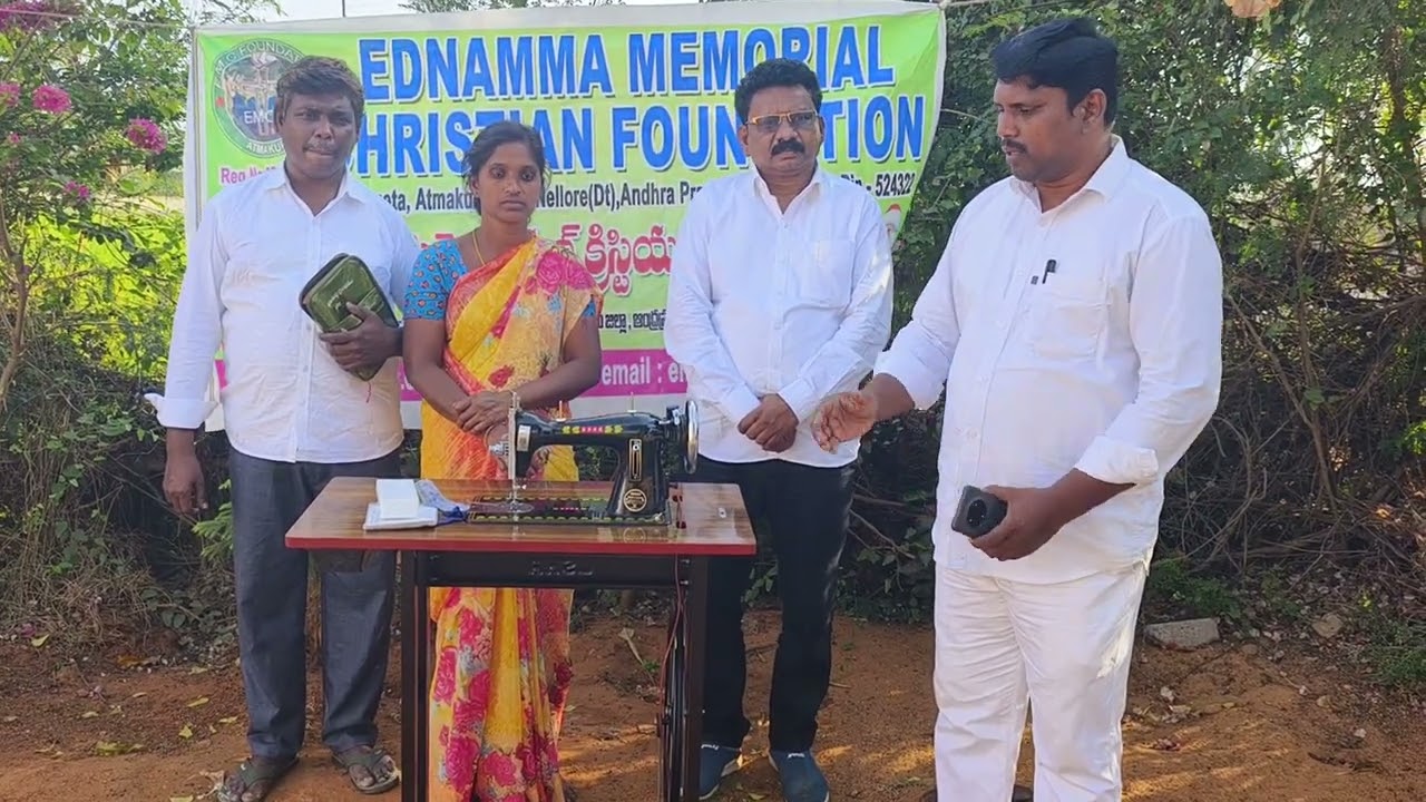 🗽🌍🙏💕Sewing Machine Distribution Program