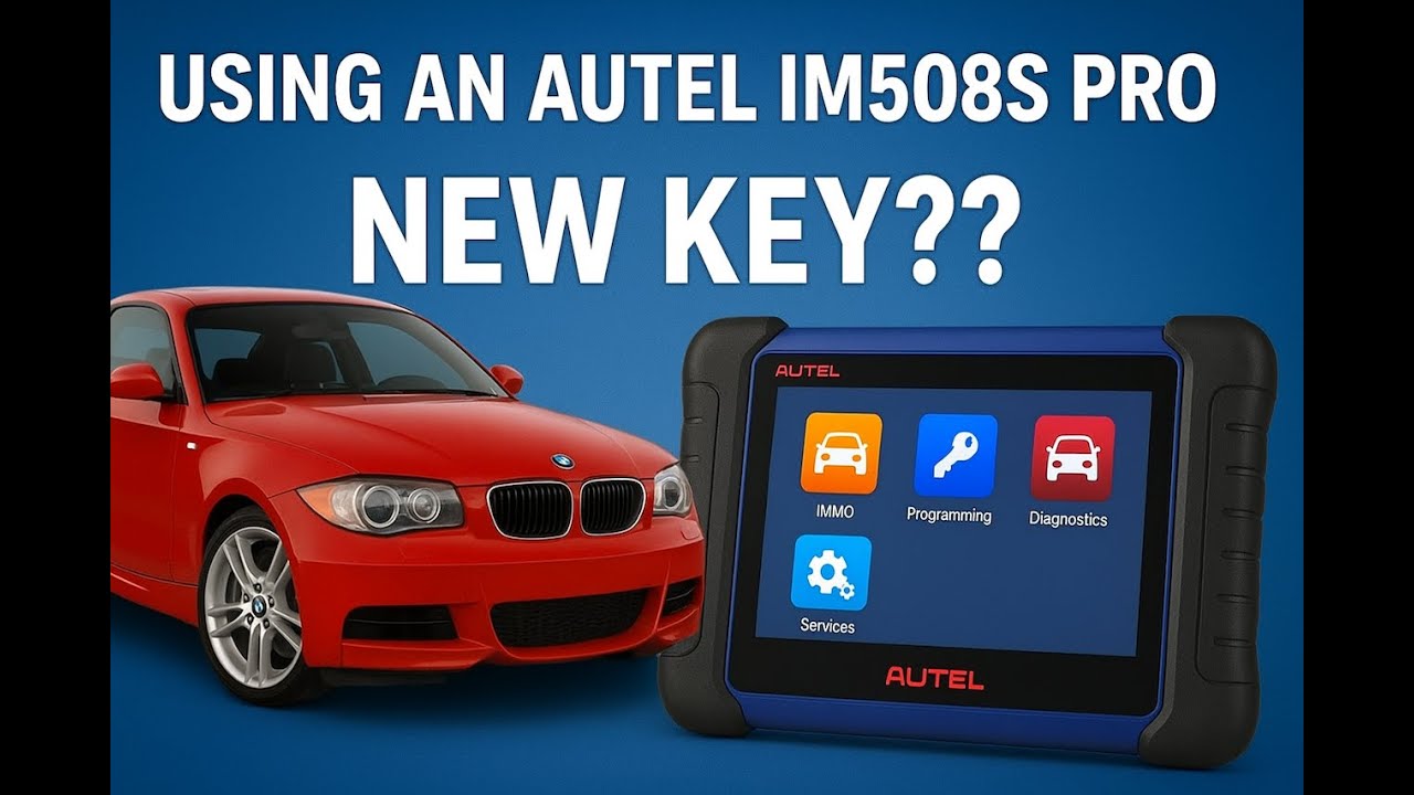 Programming a New Key for BMW E82 135i | Autel 508S Pro Key Coding Tutorial