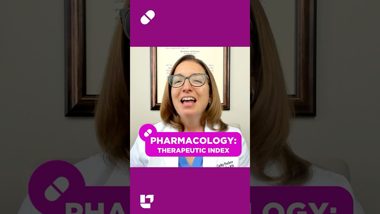 Therapeutic Index (TI): Pharmacology SHORT | @LevelUpRN