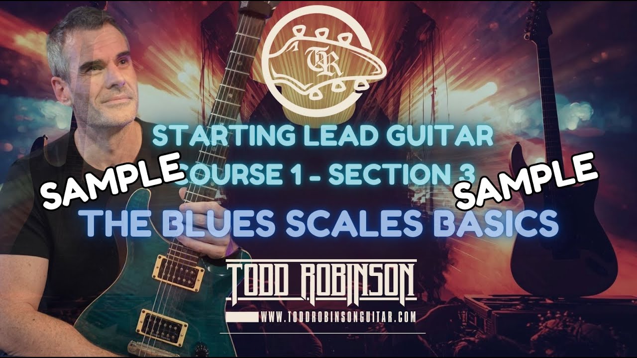 The Blues Scale Basics – Sample Lesson Pack Preview