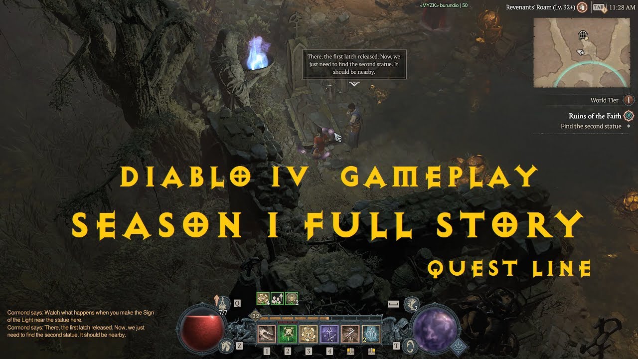 Diablo 4 Season 1 Questline (Full Story Gameplay)
