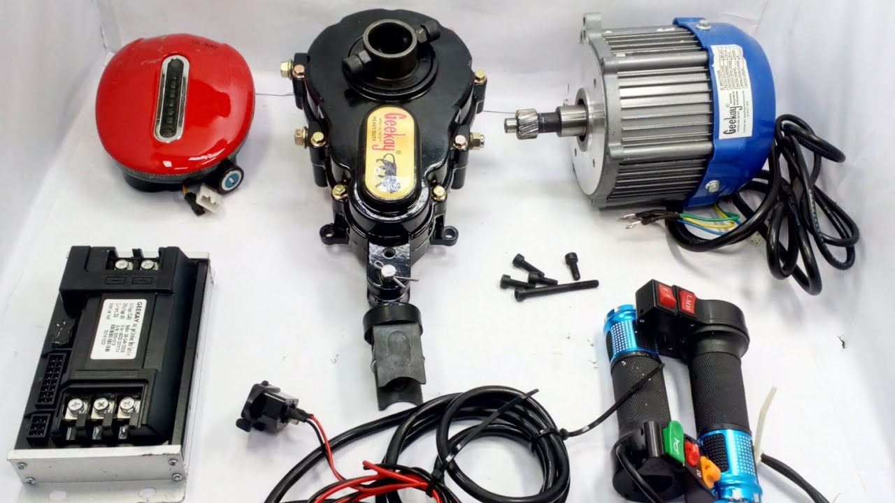 48v 750w Mid Drive Moter Kit GEEKAY for go cark & Pedal Rikshaw
