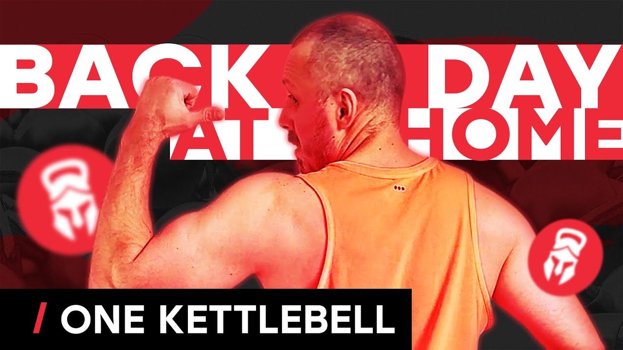 One Kettlebell Back Workout at Home | Build Strength Without a Gym