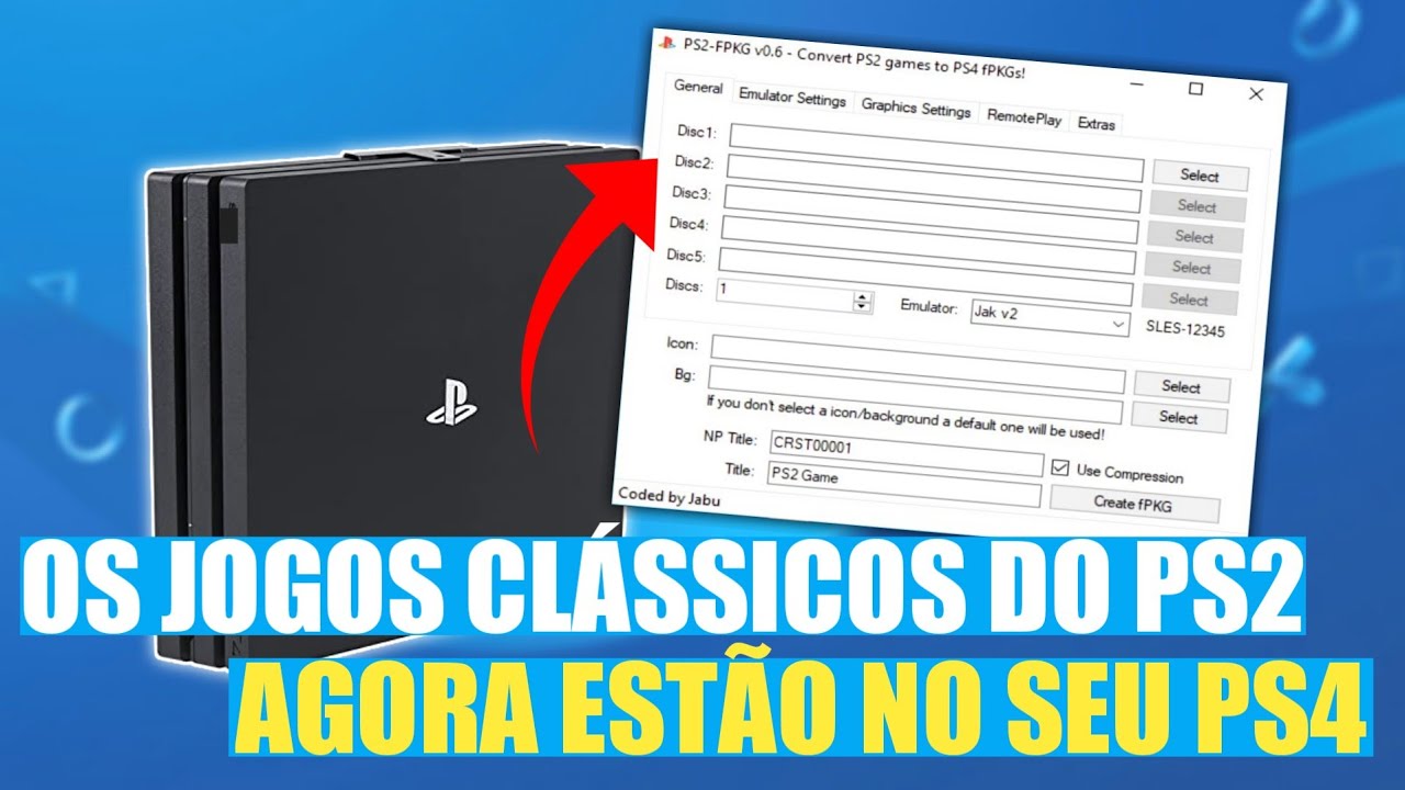 Como INSTALAR jogos de PS2 NO seu PS4 GoldHen