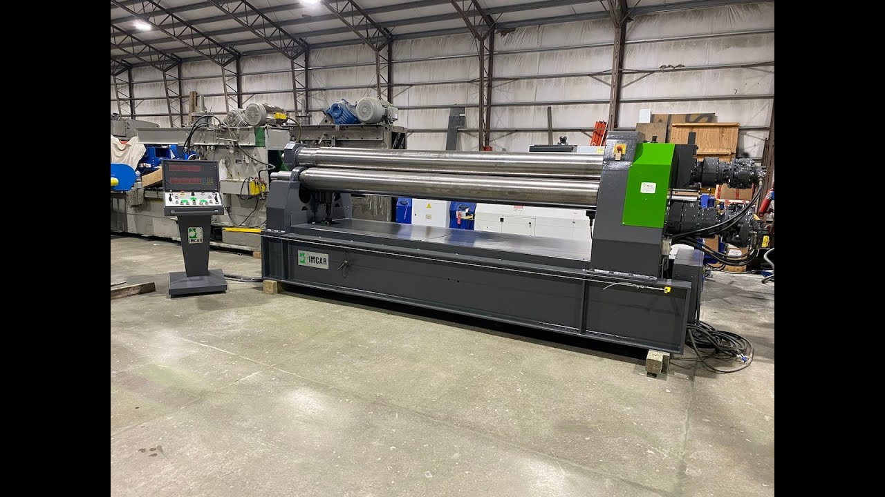 14026 Imcar SIHR 12/5 Plate Bending Roll, 10' x 1/2