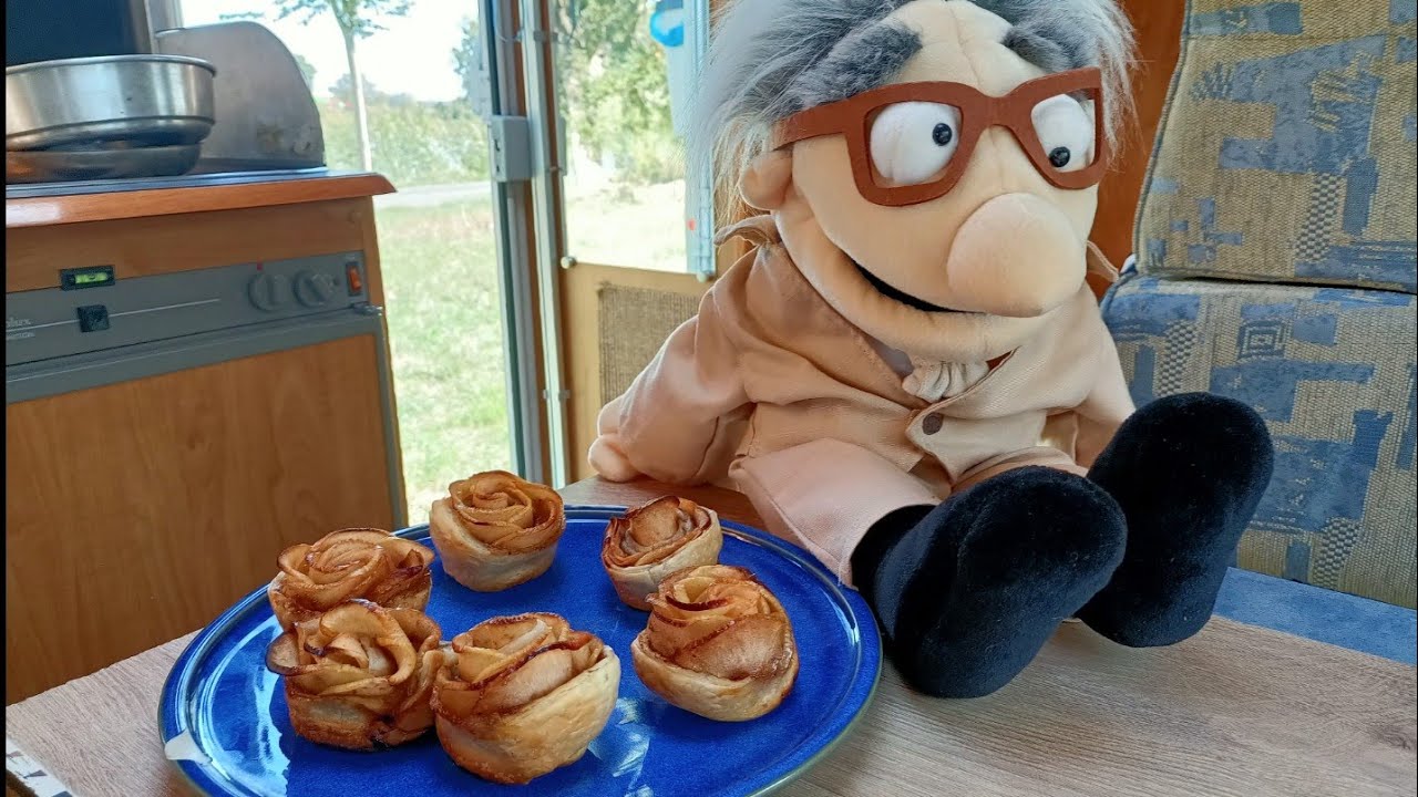 Roses de pommes en Camping-car