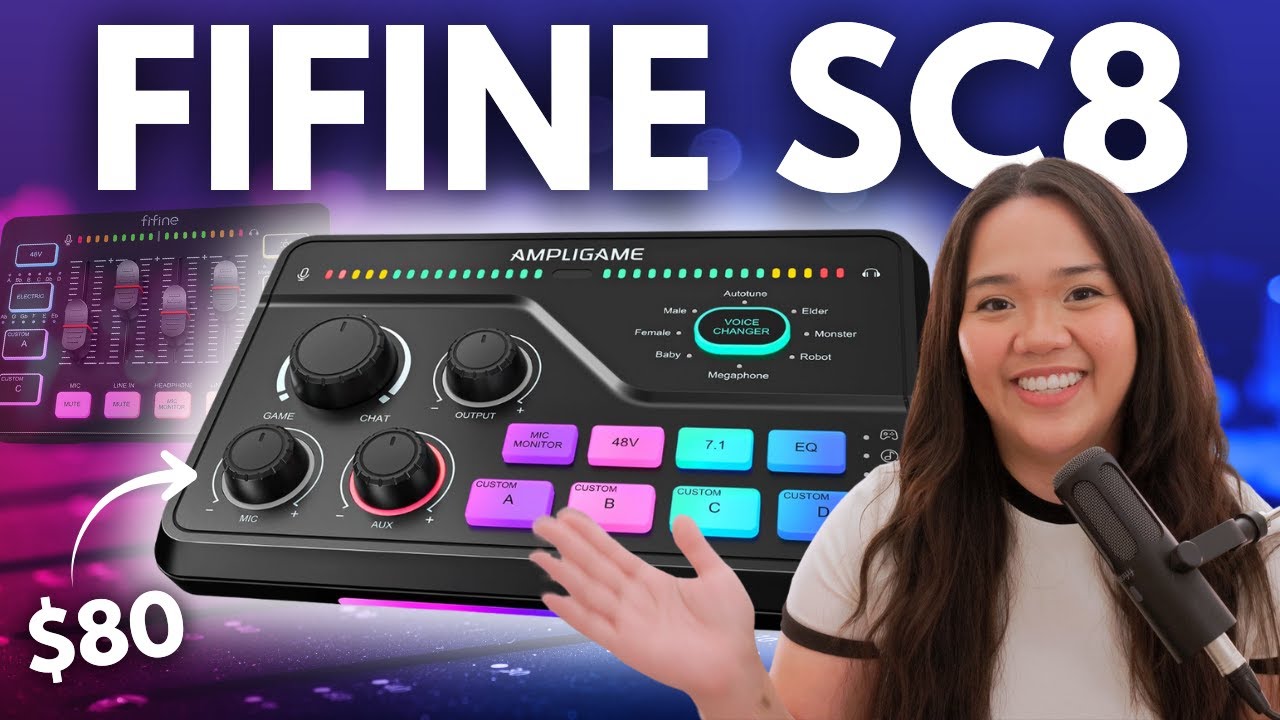Fifine SC8: лучший бюджетный микшер стал намного лучше | Fifine SC8 против SC3