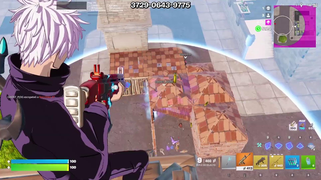 probando fortnite con rtx