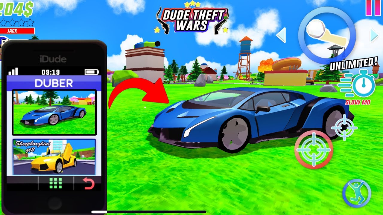 New Car Unlock Cheat Code in Dude Theft Wars 2025 😱
