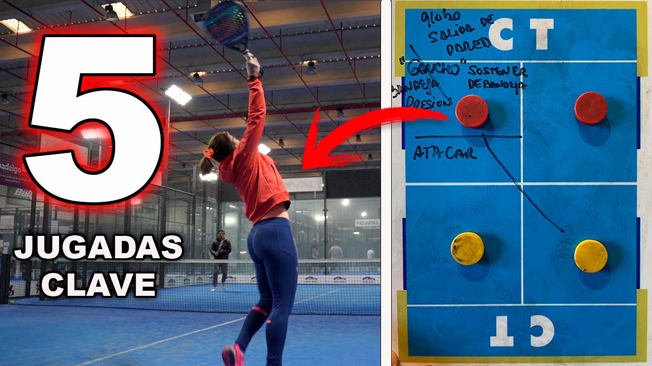 APRENDE las jugadas BÁSICAS de PÁDEL con CATA TENORIO (La Bandeja)