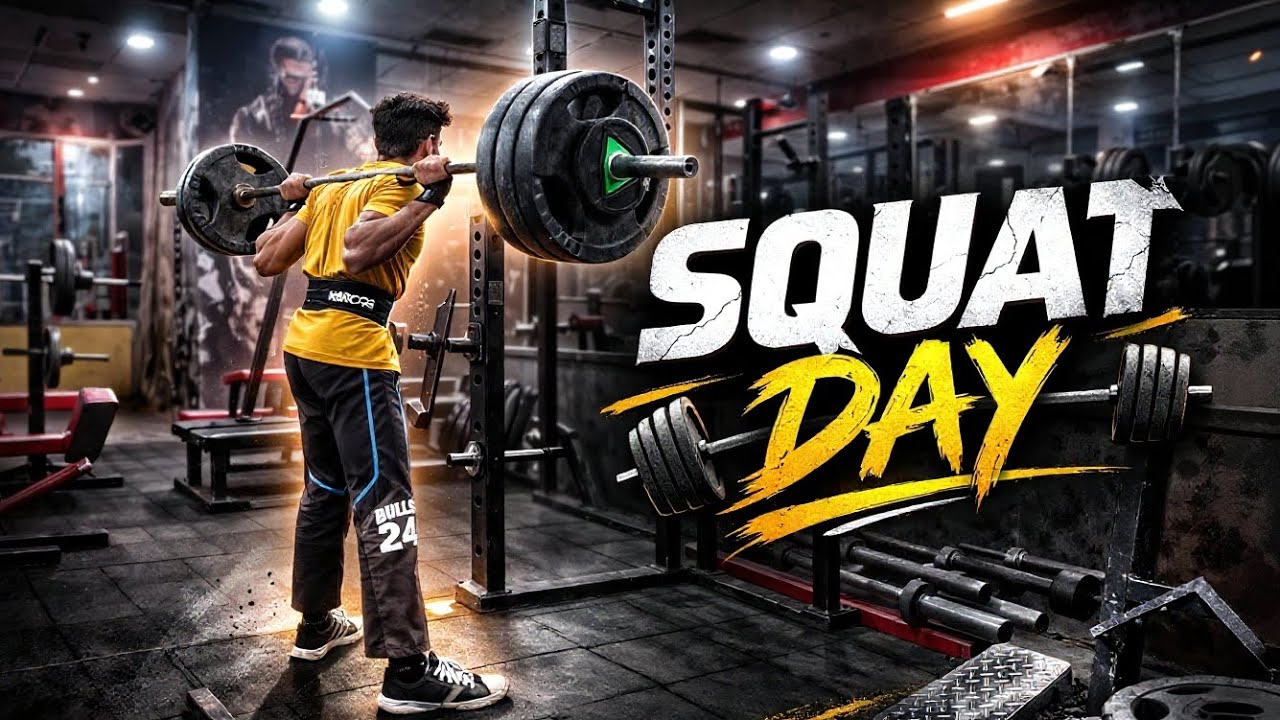 Heavy Squat Day 🏋️‍♂️ | Powerlifting |