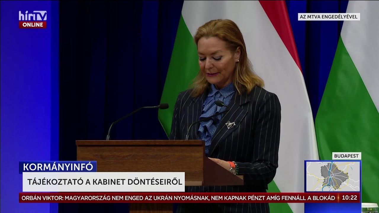 Orbán Viktor sajtótájékoztatója Brüsszelből - élő közvetítés - HírTV