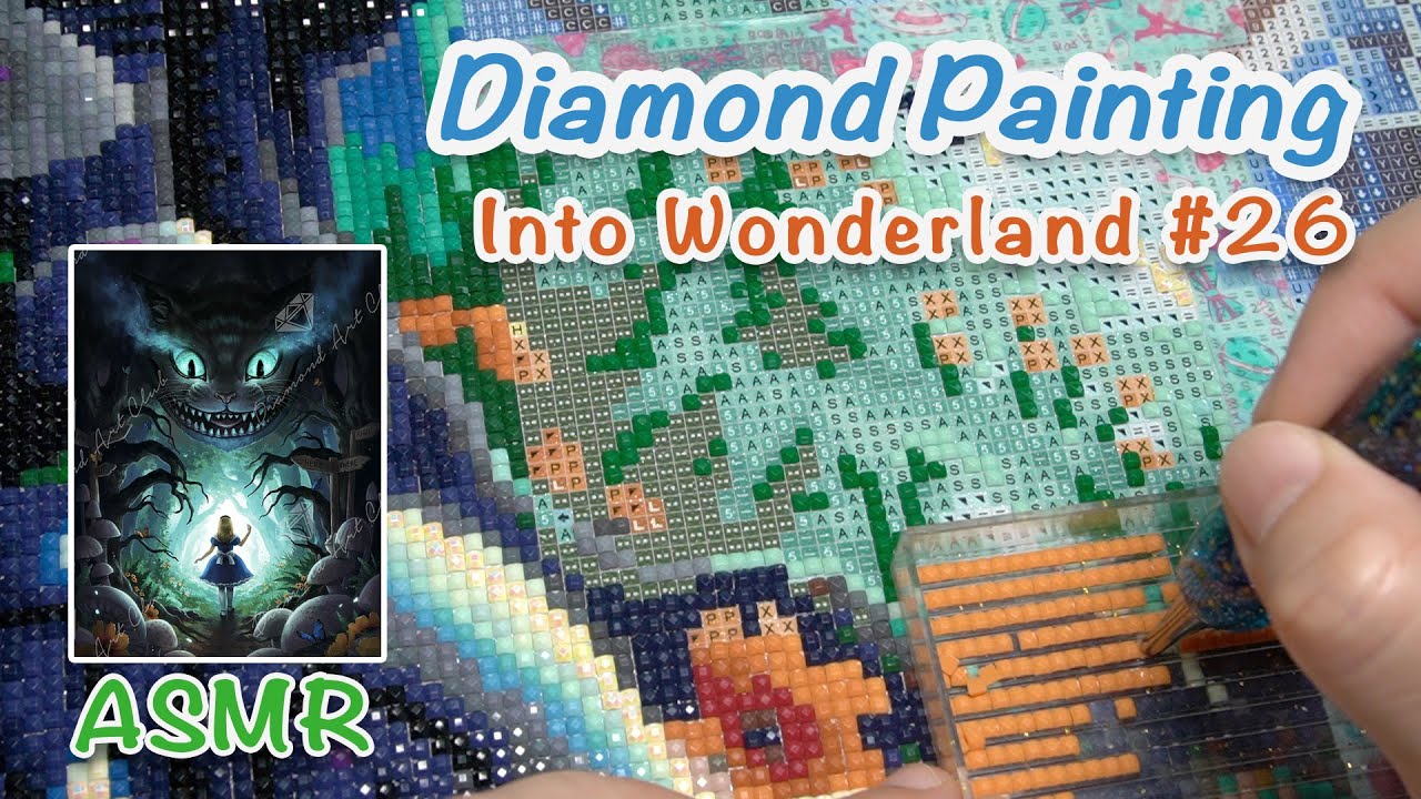 ASMR Diamond Painting [DAC] - Into Wonderland #26