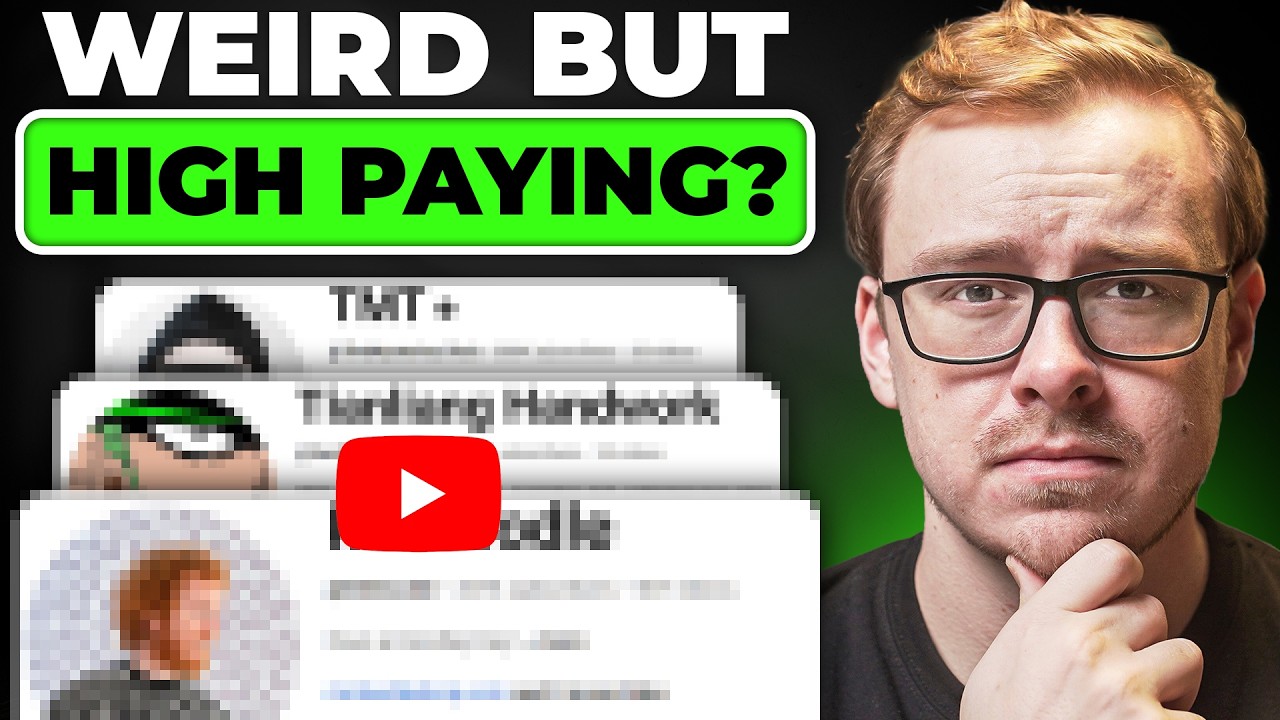 7 Weird YouTube Channels Everyone Ignores But Makes Five Figures a Month