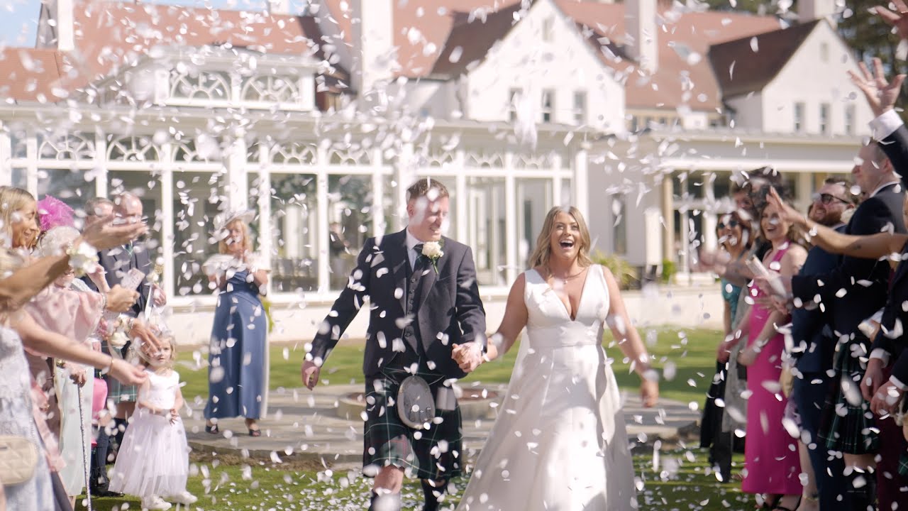 Lochgreen House Hotel Wedding Video Emma & Iain Highlights