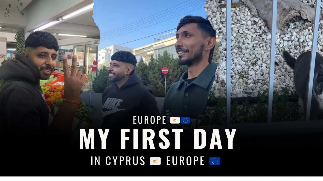My First Day in Cyprus 🇨🇾 | Happy Rana Vlogs | 