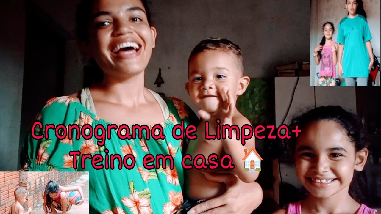 Cronograma de Limpeza+ Treino em casa #vem850inscritos #vlog #rotina 