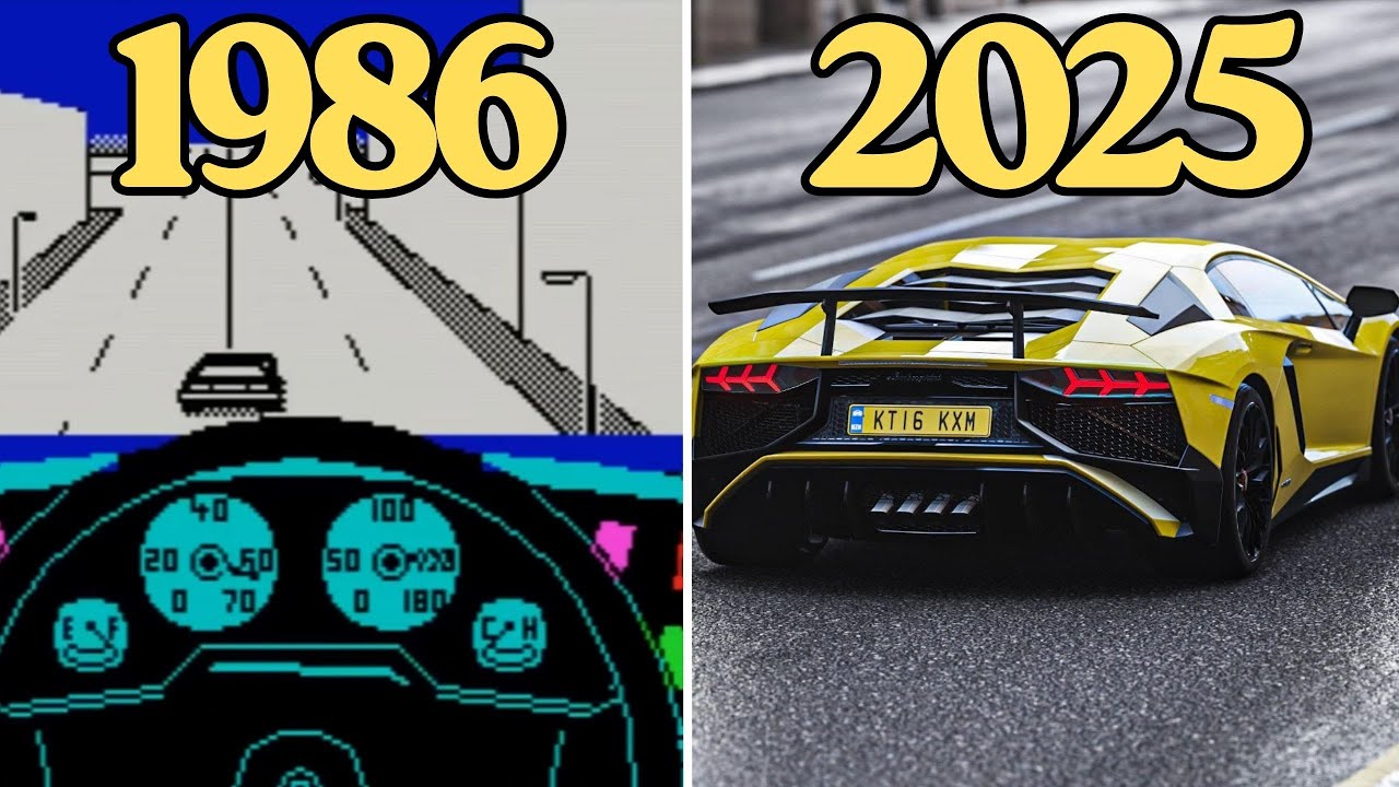 Evolution of Open World Driving Games 1986-2025