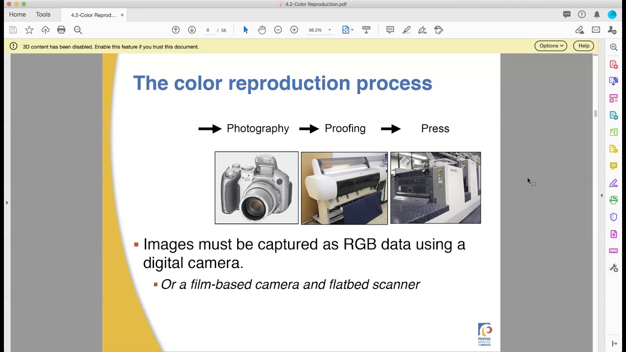 PIA 4.2 Color Reproduction (1/4)