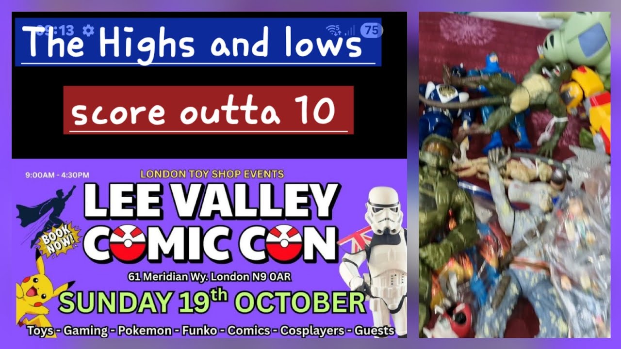 LEE VALLEY COMIC CON ОКТЯБРЬ 2025 Винтажные игрушки 🧸 🔫 повсюду