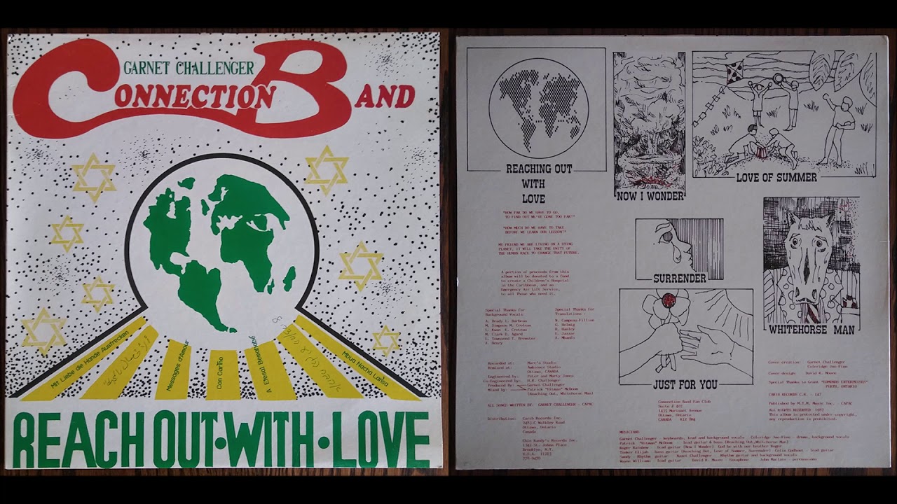 MAPL Groove: Garnet Challenger Connection Band &lrm;- Reach Out With Love [full LP] (Canadian reggae)