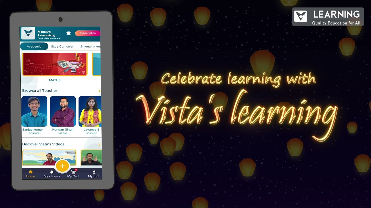Spread the light of learning this time! By Vista's Learning