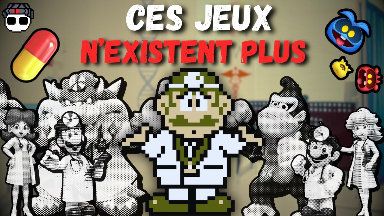 Vous ne pouvez plus jouer à la plupart des jeux Dr. Mario !