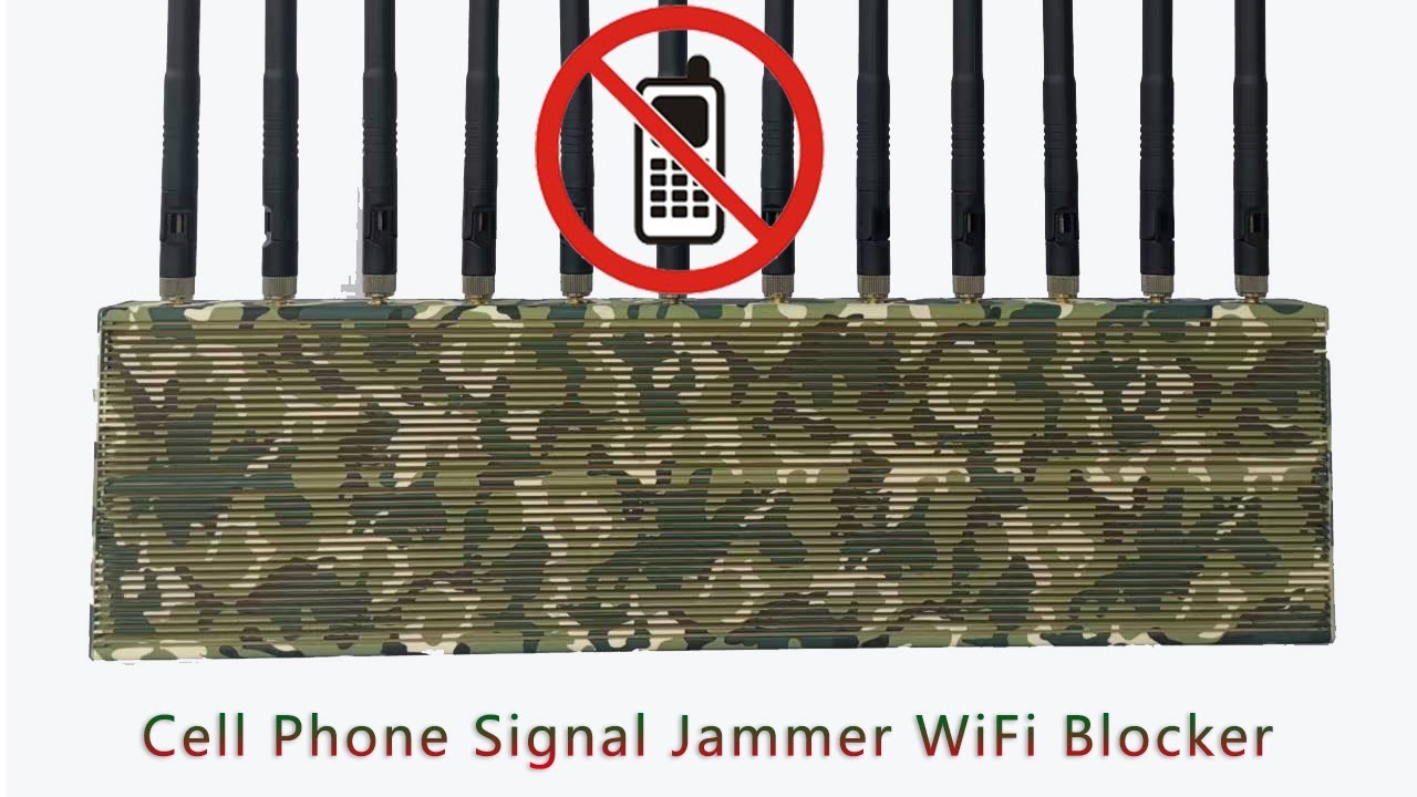 Cell Phone Signal Jammer 12 Band 4G. 5G. 2.4G.5.2G.5.8G Multi-band WiFi Signal Blocker