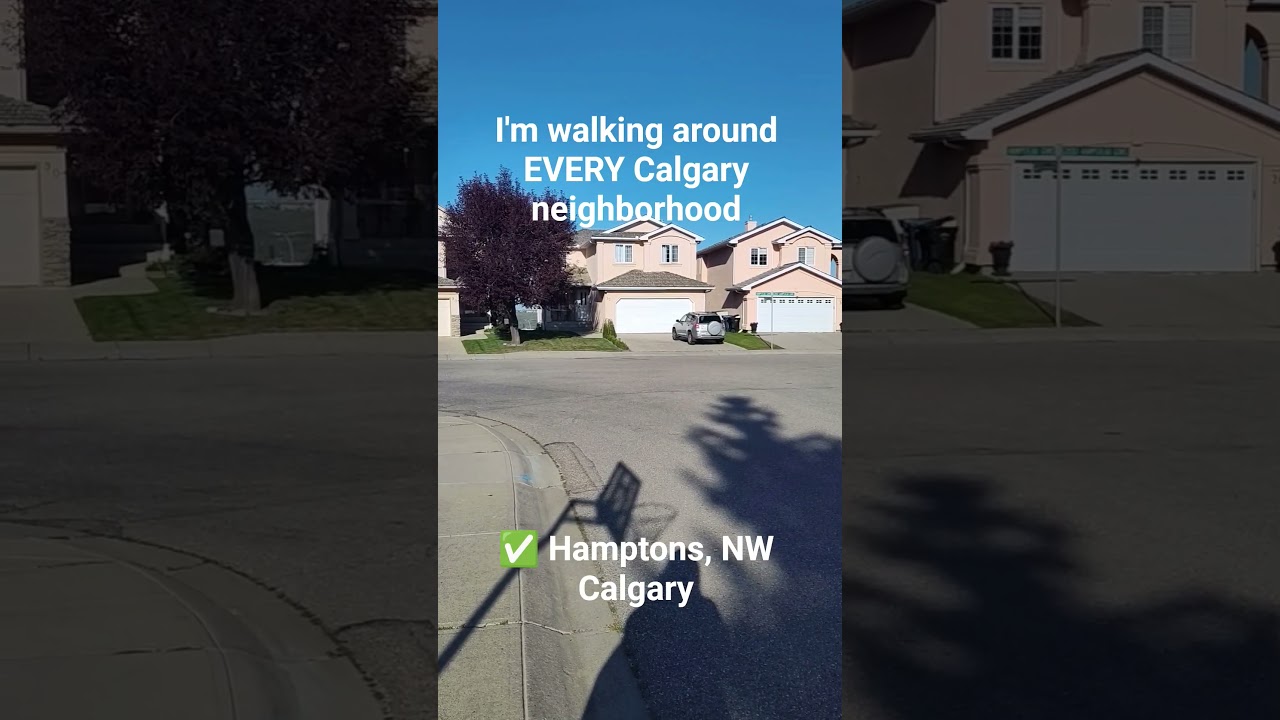 WALKING EVERY CALGARY NEIGHBORHOOD: Hamptons #nwcalgary #calgary #calgaryneighborhoods #yyc #cnek