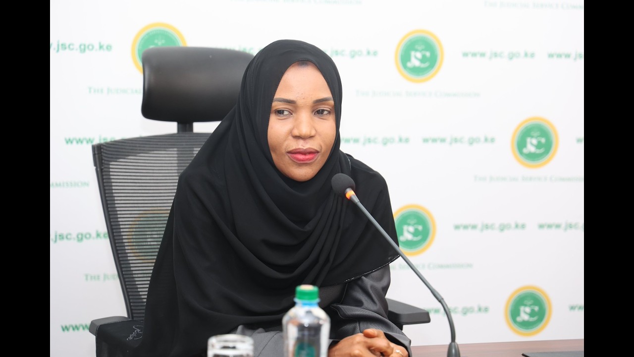 Salma Noah Ramadhan interview for the position of Judge of the High Court.