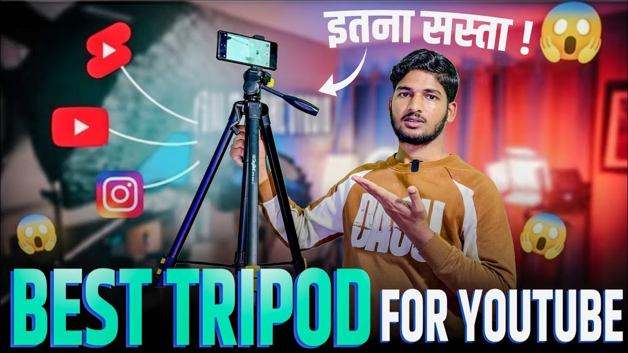 Best Budget Tripod For Youtube Videos | सच में इतना सस्ता 😱 | Unboxing & Review 🔥