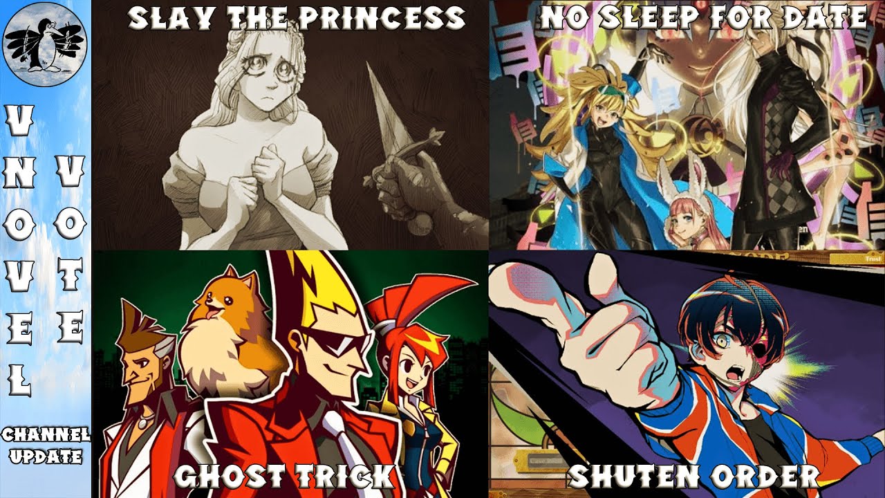 Голосование по визуальным новеллам 1 - Ghost Trick, No Sleep for Kaname Date, Shuten Order, Slay ...