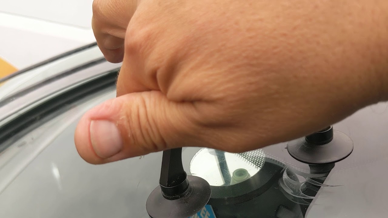 Windshield repair using Vanish by GT Tools
