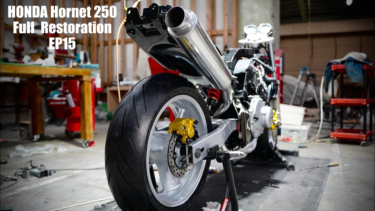 Полная реставрация мотоцикла Honda Hornet250 15 | Тормозной суппорт, измеритель и т. д.