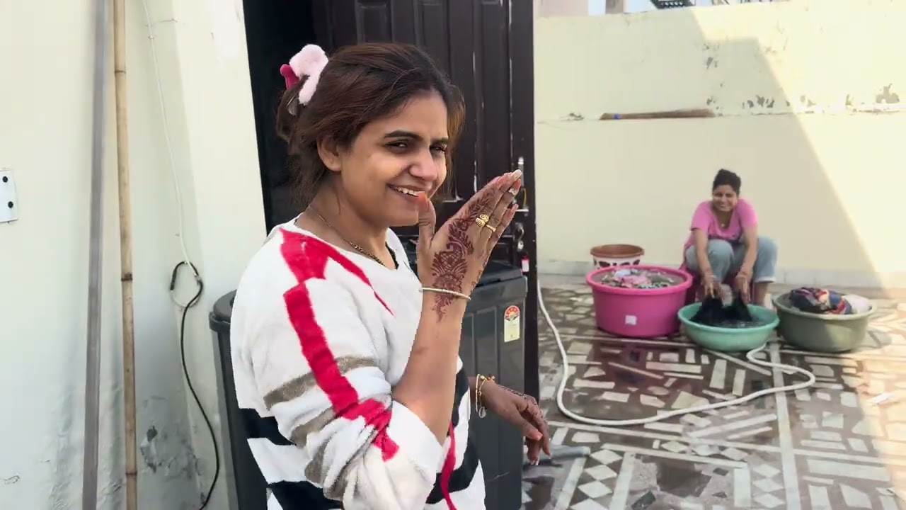 निशा पर करवा दिया सारा काम 😂😂