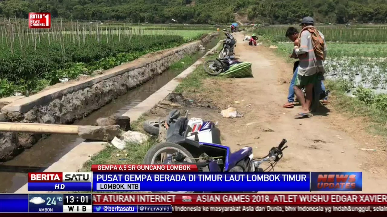 Gempa 6,5 SR Kembali Guncang Lombok