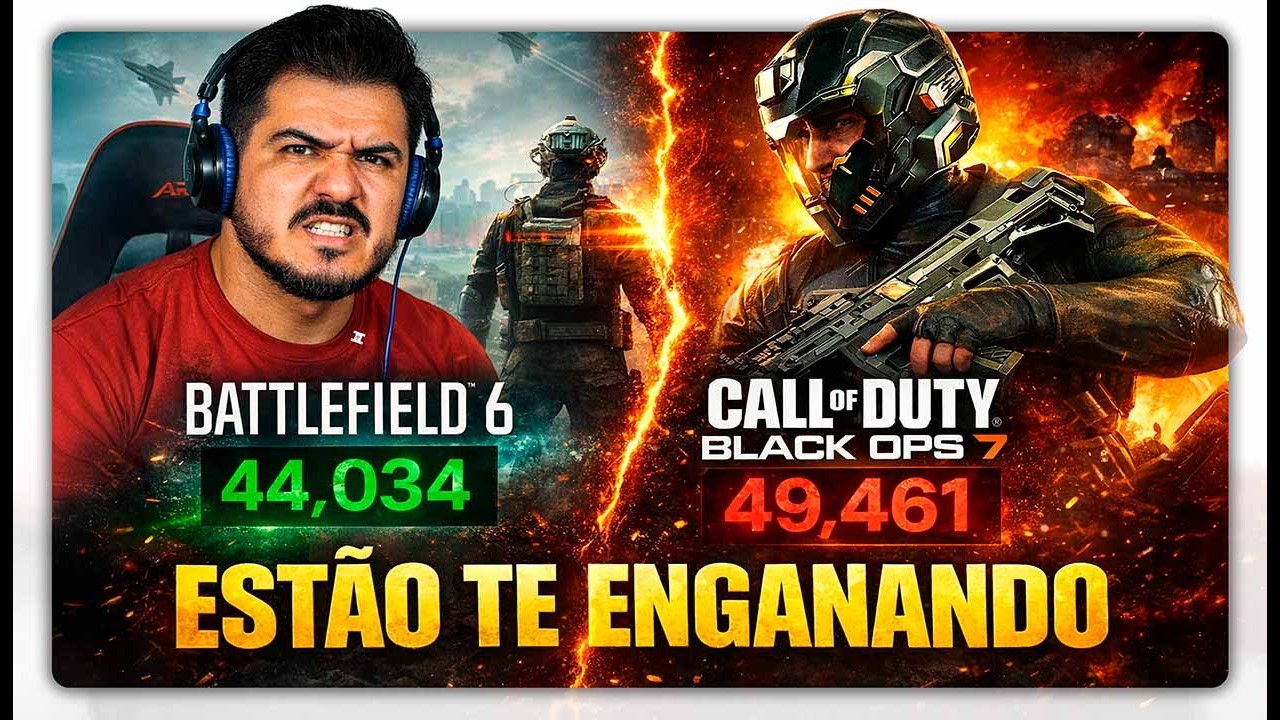 POR QUE ELES ESTÃO MENTINDO? A FARSA DOS NÚMEROS NO BO7 E BF6!