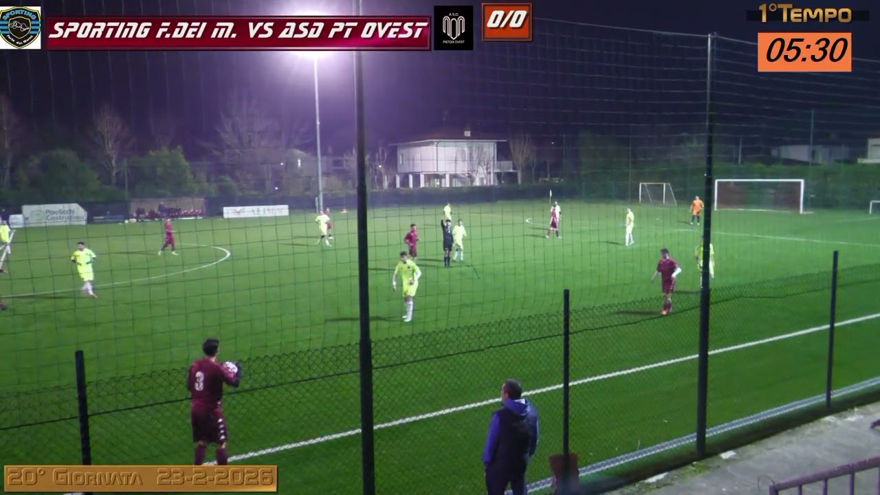 Sporting Forte dei Marmi Vs PT Ovest 4-1 PT