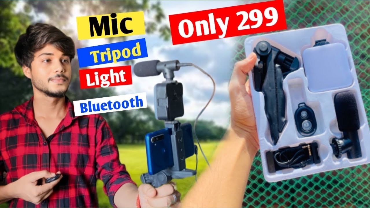 Video Making Kit || Mobile Vlogging Kit & YouTube Setup For Creators  || video creators setup 500