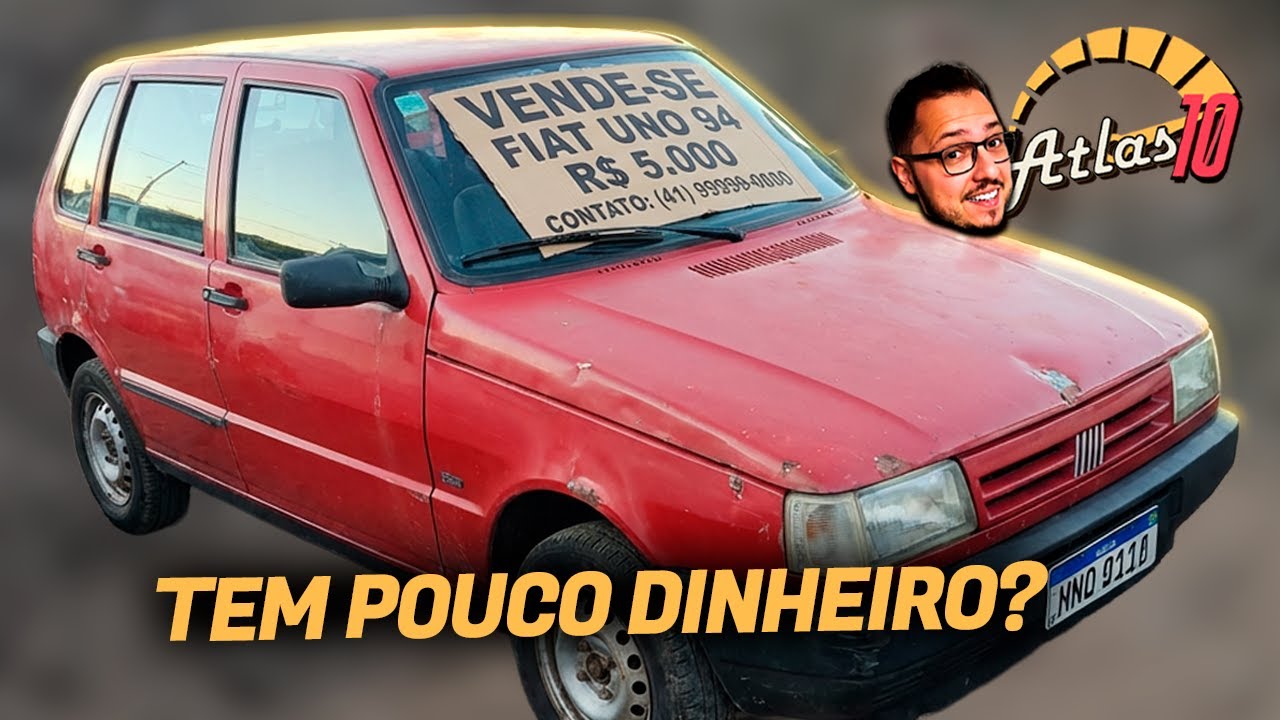 10 Carros ECON&Ocirc;MICOS Pra Quem Tem POUCO DINHEIRO!