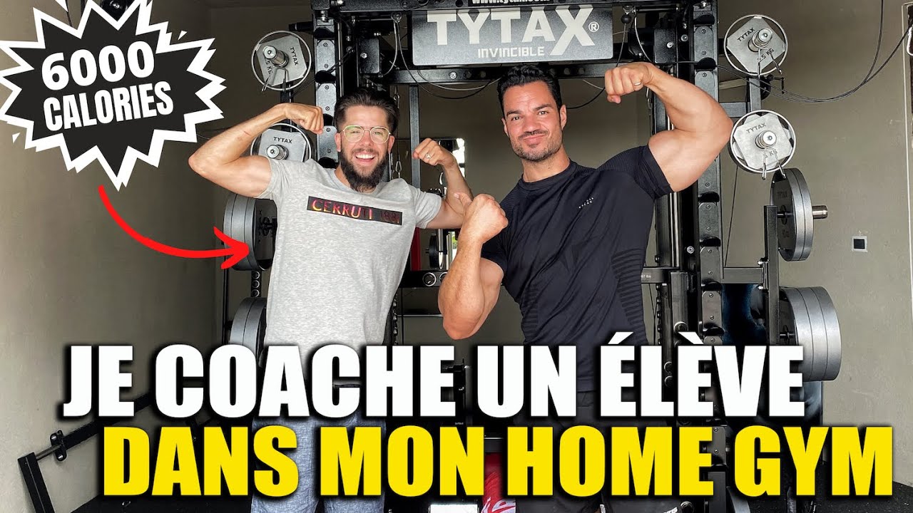IL DOIT MANGER 6000 CALORIES PAR JOUR POUR PRENDRE DU MUSCLE ! COACHING DANS MON HOME GYM