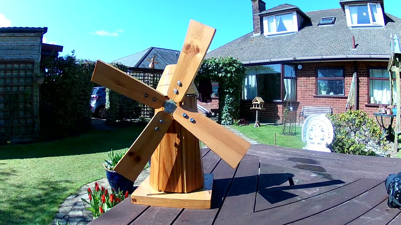 DIY Model Garden Windmill