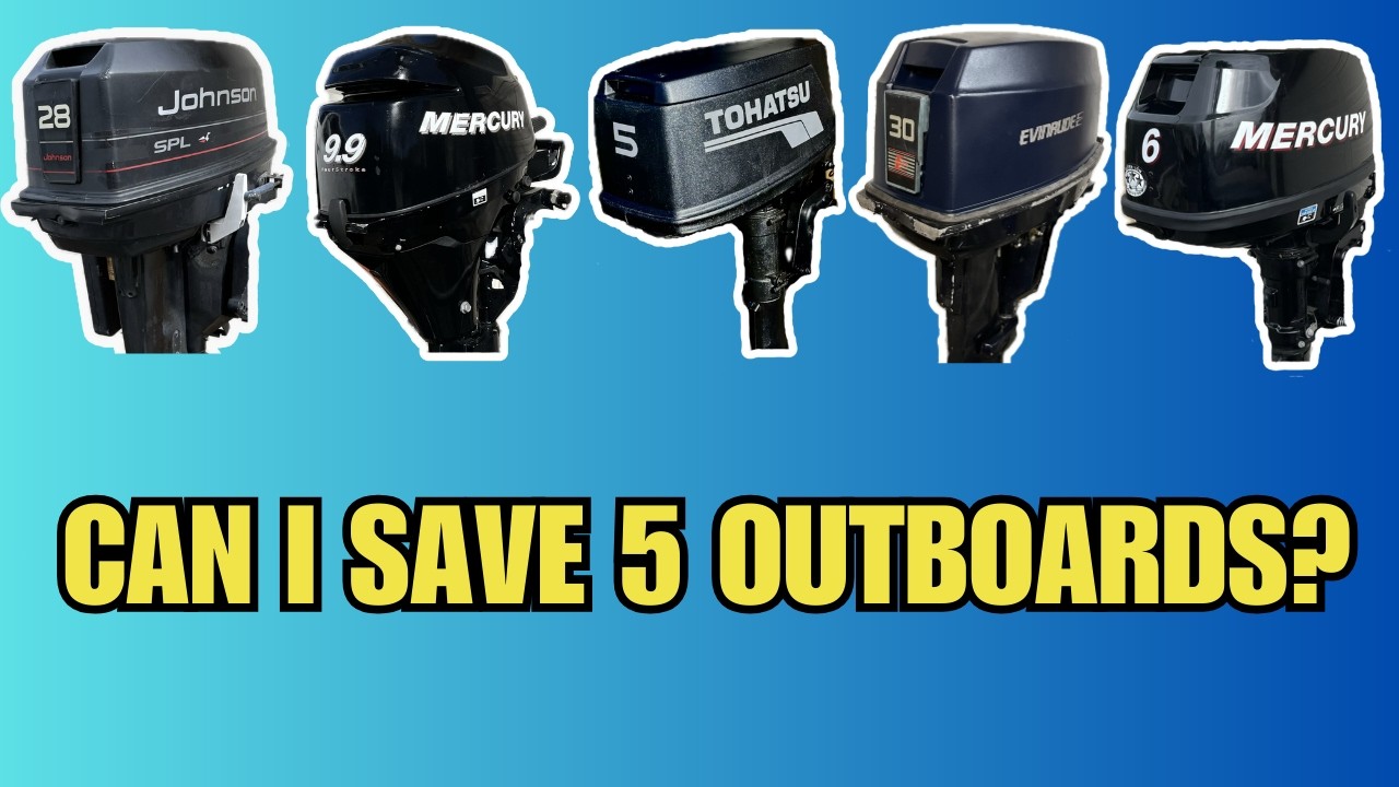 Я купил 5 сломанных подвесных моторов. Могу ли я их починить?