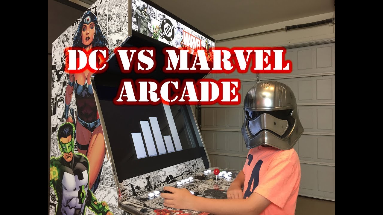(DC vs Marvel) Arcade Build! - Game Room Solutions