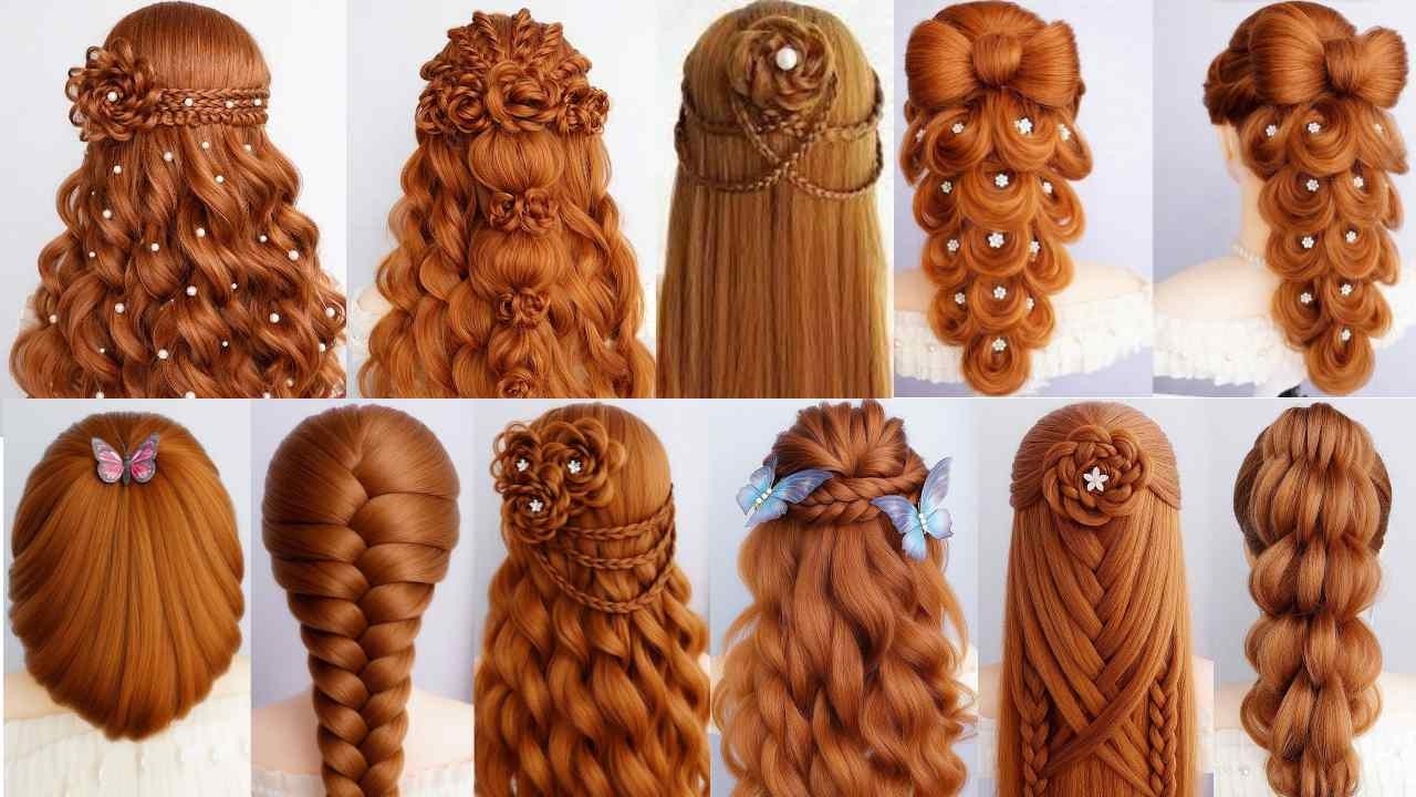 Top  Amazing  hairstyles Beautiful hairstyles simple hairstyles