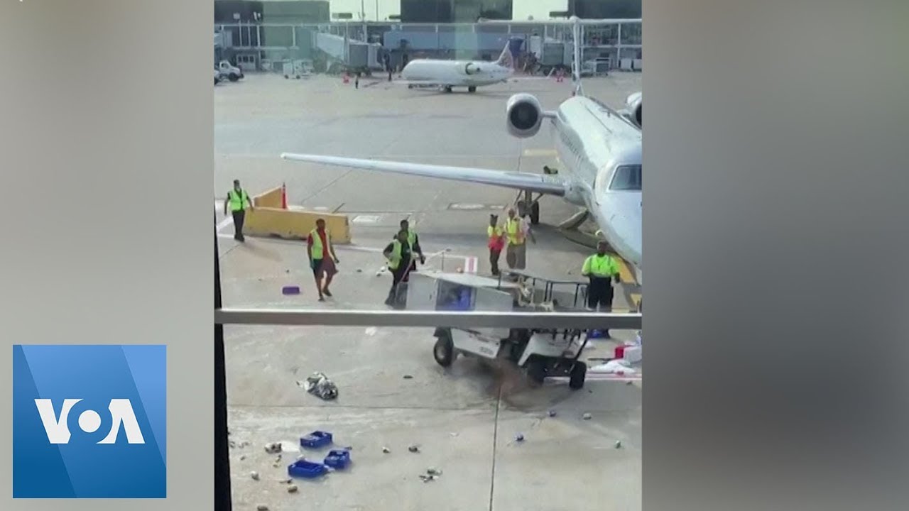 Catering Truck Spins Out of Control at O'Hare International Airport