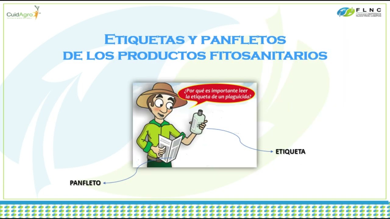 Curso Virtual Buenas Prácticas Agrícolas para el Uso Responsable de los Productos Fitosanitarios